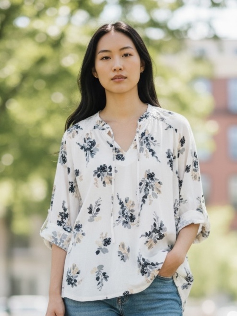 New! Melloday floral top